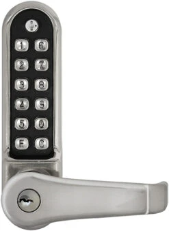 Asec AS4309 Digital Lock - Key Override (Stainless Steel) -Home Security Anti-Theft Supplies Store 100941