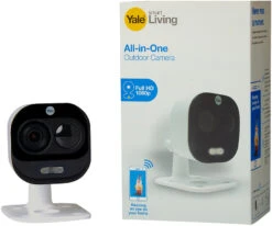 Yale All-in-One HD 1080p Outdoor Wi-Fi Security Camera -Home Security Anti-Theft Supplies Store 103069