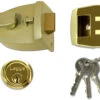 Legge 727 - Deadlocking Night Latch (44mm, Brass) -Home Security Anti-Theft Supplies Store 104853