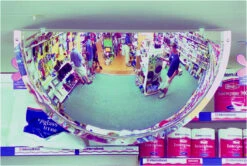 Convex 900mm Acrylic Half Dome Indoor Corridor Mirror -Home Security Anti-Theft Supplies Store 104895