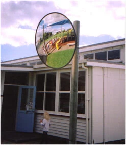 Convex 900mm Diameter - Large Acrylic Heavy Duty Outdoor Traffic Mirror