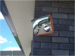 Convex 225 X 320mm Stainless Steel Deluxue Outdoor Traffic Mirror -Home Security Anti-Theft Supplies Store 104965