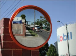 Convex 450mm Diameter - Stainless Steel Deluxue Outdoor Traffic Mirror