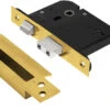 Asec Vital BS 5 Lever Sashlock (65mm, Polished Brass) -Home Security Anti-Theft Supplies Store 105819