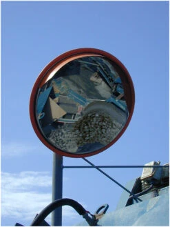 Convex 600mm Diameter - Acrylic Deluxue Outdoor Traffic Mirror -Home Security Anti-Theft Supplies Store 105865