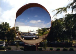 Convex 1000mm Diameter - Large Acrylic Deluxue Outdoor Traffic Mirror