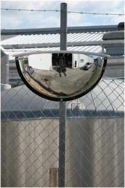 Convex 900mm Acrylic Half Dome Outdoor Traffic Mirror -Home Security Anti-Theft Supplies Store 105895