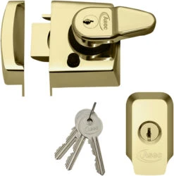 Asec Kite - Auto Deadlocking Night Latch (40mm, Brass)