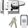 Asec Kite - Auto Deadlocking Night Latch (40mm, Chrome) -Home Security Anti-Theft Supplies Store 105953