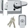 Asec Kite - Auto Deadlocking Night Latch (60mm, Satin Chrome)