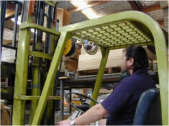 Convex 300mm Acrylic Half Dome Fork Lift Truck Mirror - Indoor