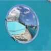 Convex 500mm Stainless Steel Outdoor Wall Dome Mirror - Anti Vandal -Home Security Anti-Theft Supplies Store 106069