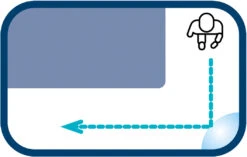 Convex 450mm Acrylic Quarter Dome Indoor Corner Mirror -Home Security Anti-Theft Supplies Store 106167