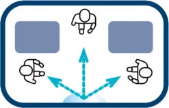 Convex 600mm Acrylic Half Dome Indoor Corridor Mirror With Dust Cap -Home Security Anti-Theft Supplies Store 106173