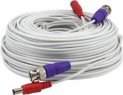 Swann 30m White Ultra HD CCTV BNC Camera Cable