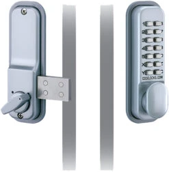 Codelocks CL100 Surface Deadbolt (Satin Chrome)