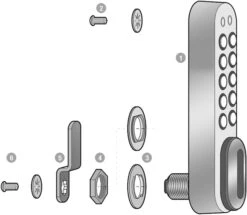 Codelocks KitLock KL1000 Digital Cabinet Lock -Home Security Anti-Theft Supplies Store 118858