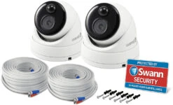 Swann SWPRO-4KDOME - Ultra HD 4K CCTV Dome Camera (Twin Pack)