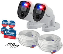 Swann Enforcer SWPRO-4KRL - Ultra HD 4K Bullet CCTV Camera (Twin Pack)