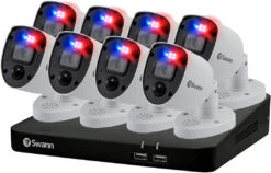 Swann SWDVK-856808RL 8 Channel Ultra HD 4K - 8 Camera Enforcer CCTV Kit