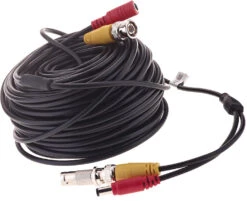 Yale 30m Black CCTV BNC Camera Cable