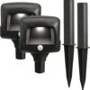 Bulldog BD16 Garden Path Lights (2 Pack) -Home Security Anti-Theft Supplies Store 137976