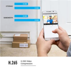 EZVIZ DB2 White Battery Powered Video Doorbell - With Chime -Home Security Anti-Theft Supplies Store 141108