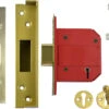 Union J2100 StrongBOLT - BS 5 Lever 13mm Rebated Deadlock (81mm) -Home Security Anti-Theft Supplies Store 143290