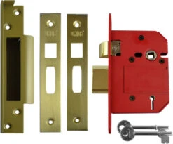 Union J2200 StrongBOLT - BS 5 Lever 13mm Rebated Sashlock (81mm)