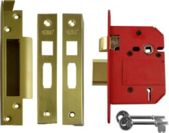 Union J2200 StrongBOLT - BS 5 Lever 25mm Rebated Sashlock (81mm)