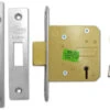 Asec 5 Lever Deadlock (64mm) - Keyed Alike