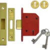 Union J2105 StrongBOLT - 5 Lever Deadlock (68mm) - Keyed Alike -Home Security Anti-Theft Supplies Store 144801