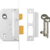 Yale PM246 - 2 Lever Sashlock (64mm, Chrome Plated)