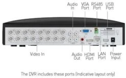Swann SWDVR-164680T - 16 Channel HD 1080p DVR Video Recorder -Home Security Anti-Theft Supplies Store 147268