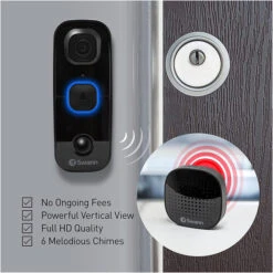 SwannBuddy Video Doorbell - With Chime -Home Security Anti-Theft Supplies Store 147994