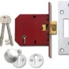 Union 2401 - 5 Lever Clawbolt Sliding Door Lock (78mm) - Keyed Alike