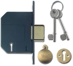Yale PM562 - BS 5 Lever Deadlock (67mm) - Keyed Alike