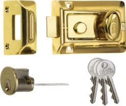 ERA 133 - Standard Night Latch (60mm, Brass)