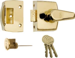 ERA 1430 - Standard Night Latch (40mm, Brass)