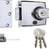 ERA 193 - Auto Deadlocking Night Latch (60mm, Chrome) -Home Security Anti-Theft Supplies Store 150932
