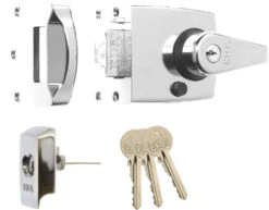 ERA 1930 - Auto Deadlocking Night Latch (60mm, Chrome)