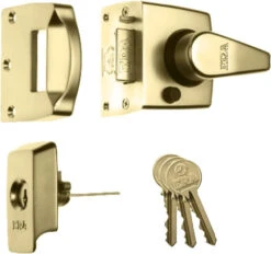 ERA 1530 - Auto Deadlocking Night Latch (40mm, Brass)