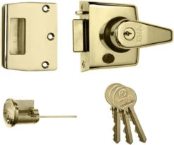 ERA 183 - Auto Deadlocking Night Latch (40mm, Chrome) -Home Security Anti-Theft Supplies Store 151016