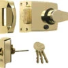 ERA 1730 - Auto Deadlocking Night Latch (60mm, Brass) -Home Security Anti-Theft Supplies Store 151042
