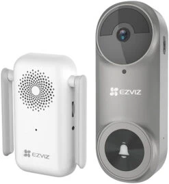 EZVIZ DB2 Grey Battery Powered Video Doorbell - With Chime