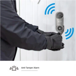 EZVIZ DB2 Grey Battery Powered Video Doorbell - With Chime -Home Security Anti-Theft Supplies Store 152086