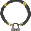 Yale YCL3 Sold Secure Gold Padlock & Chain Set (1.1m) -Home Security Anti-Theft Supplies Store 152930
