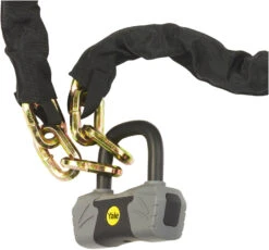 Yale YCL3 Sold Secure Gold Padlock & Chain Set (1.1m) -Home Security Anti-Theft Supplies Store 152934
