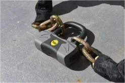 Yale YCL3 Sold Secure Gold Padlock & Chain Set (1.8m) -Home Security Anti-Theft Supplies Store 153330