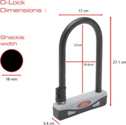 Burg Wachter 1600HB 170/210 Sold Secure Gold D Lock 20 Burg Wachter 1600HB 170/210 Sold Secure Gold D Lock -Home Security Anti-Theft Supplies Store 153454